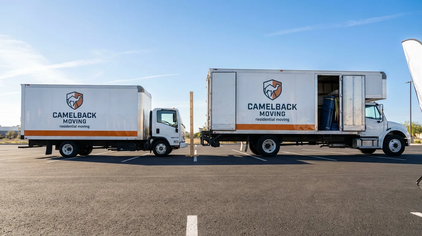 Moving truck size capacity guide in Coopersburg